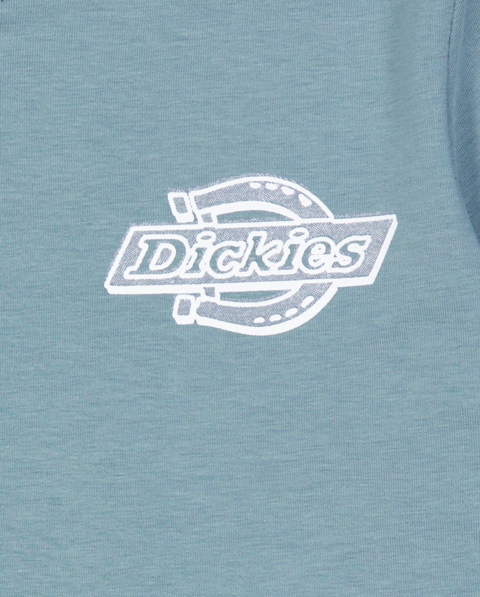 Camiseta Dickies Plainville Ringer Verde Mujer - Image 3