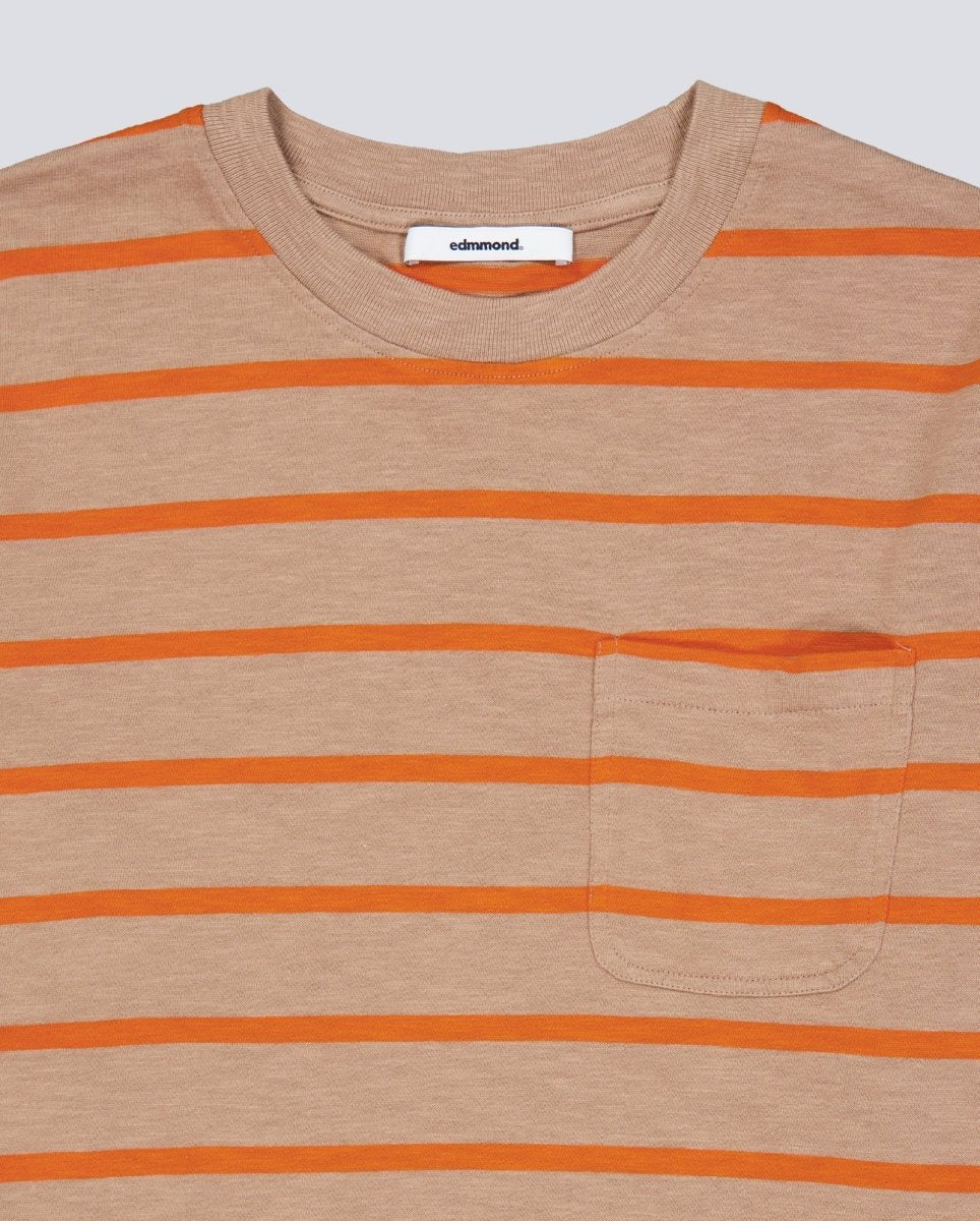 Camiseta Edmmond Studios Flame Stripes Marrón Unisex - Image 5