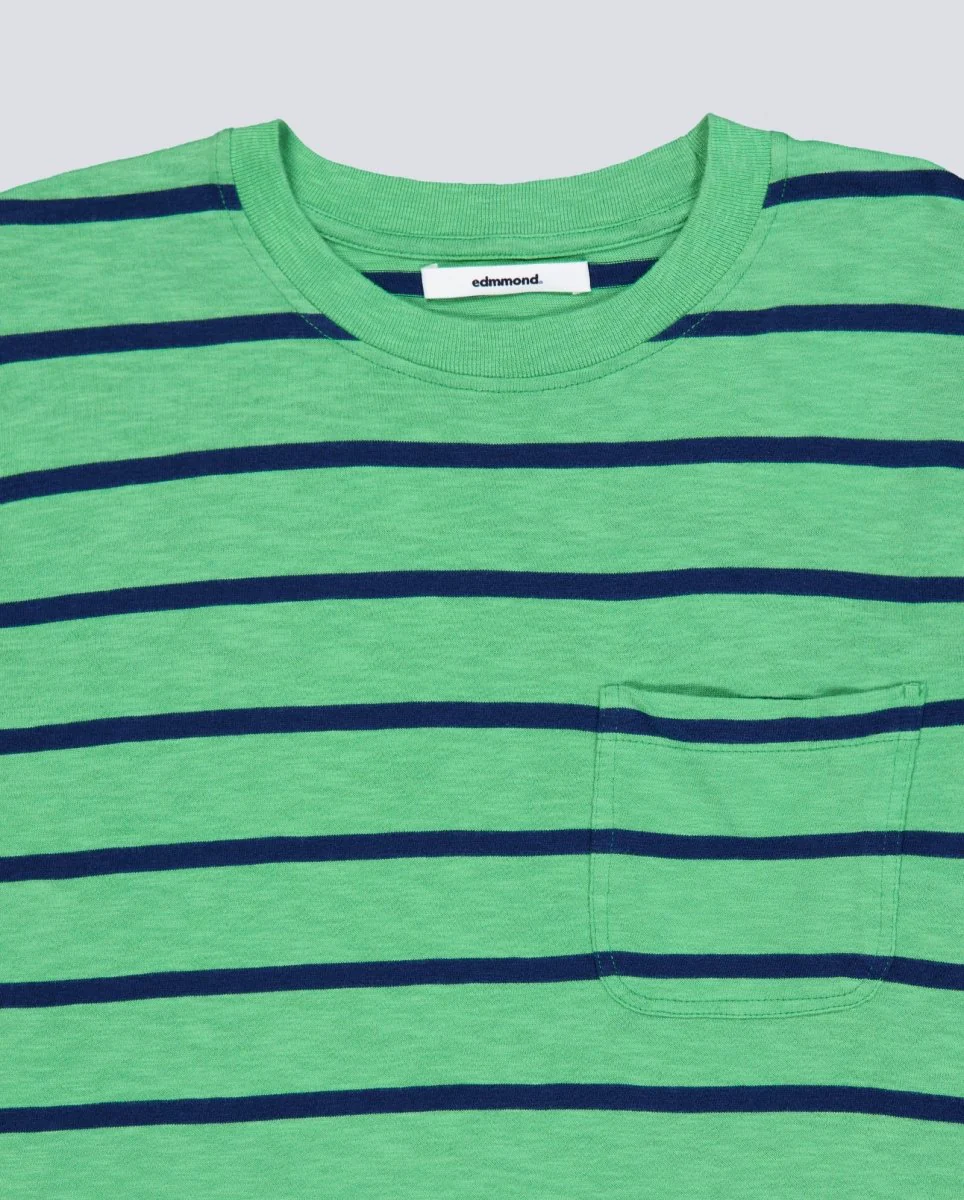 Camiseta Edmmond Studios Flame Stripes Verde Hombre - Image 2