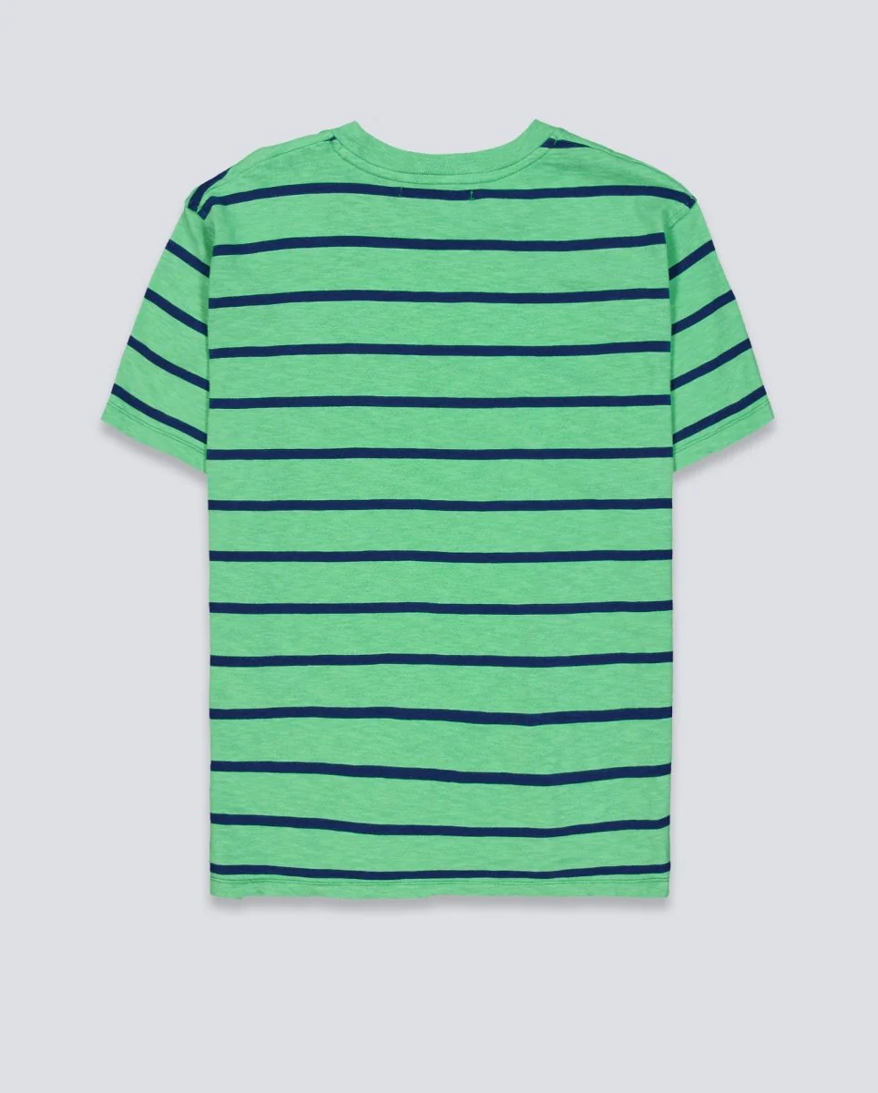 Camiseta Edmmond Studios Flame Stripes Verde Hombre - Image 3