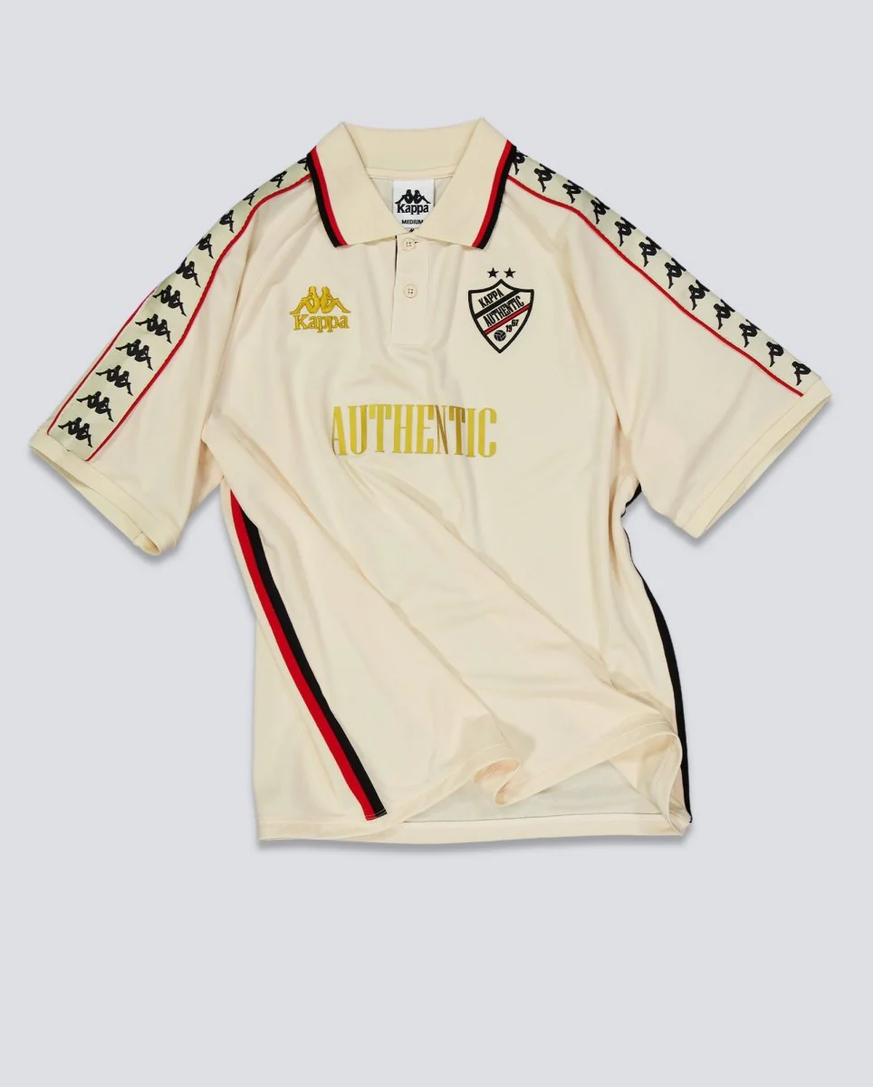 Camiseta Kappa 222 Banda Stafen Beige Unisex - Image 3