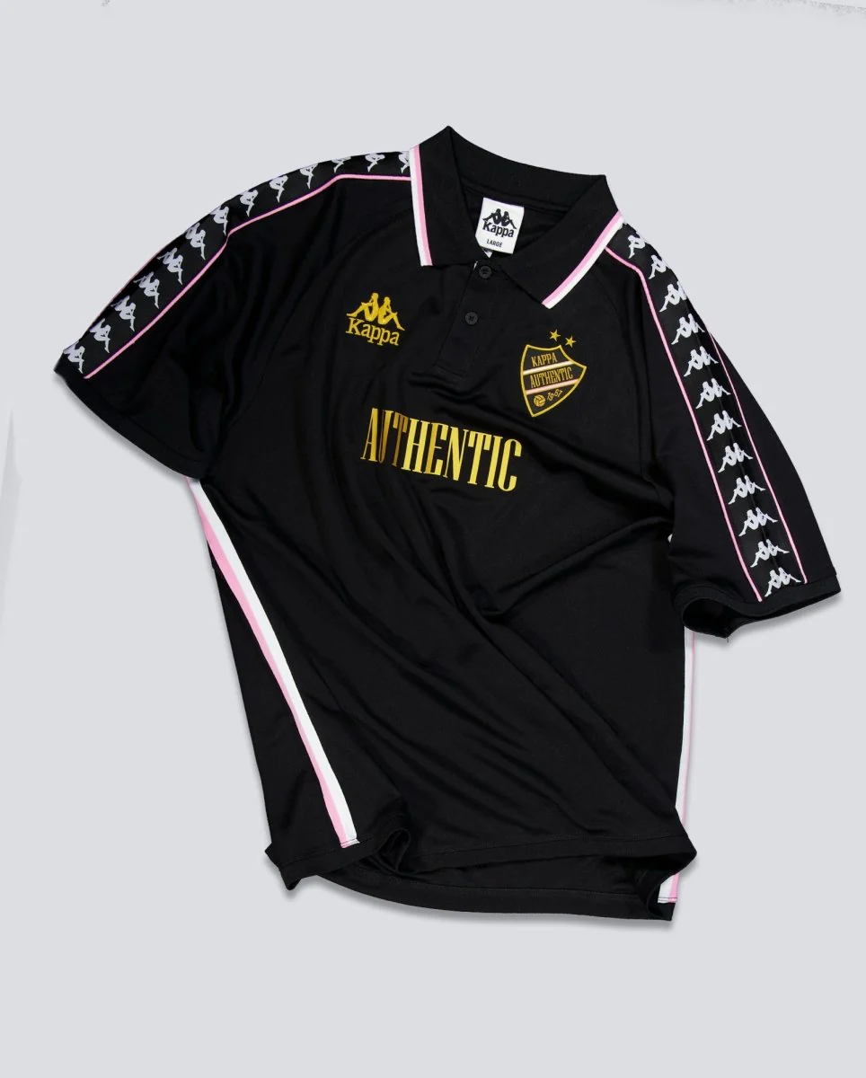 Camiseta Kappa 222 Banda Stafen Negro Unisex - Image 5
