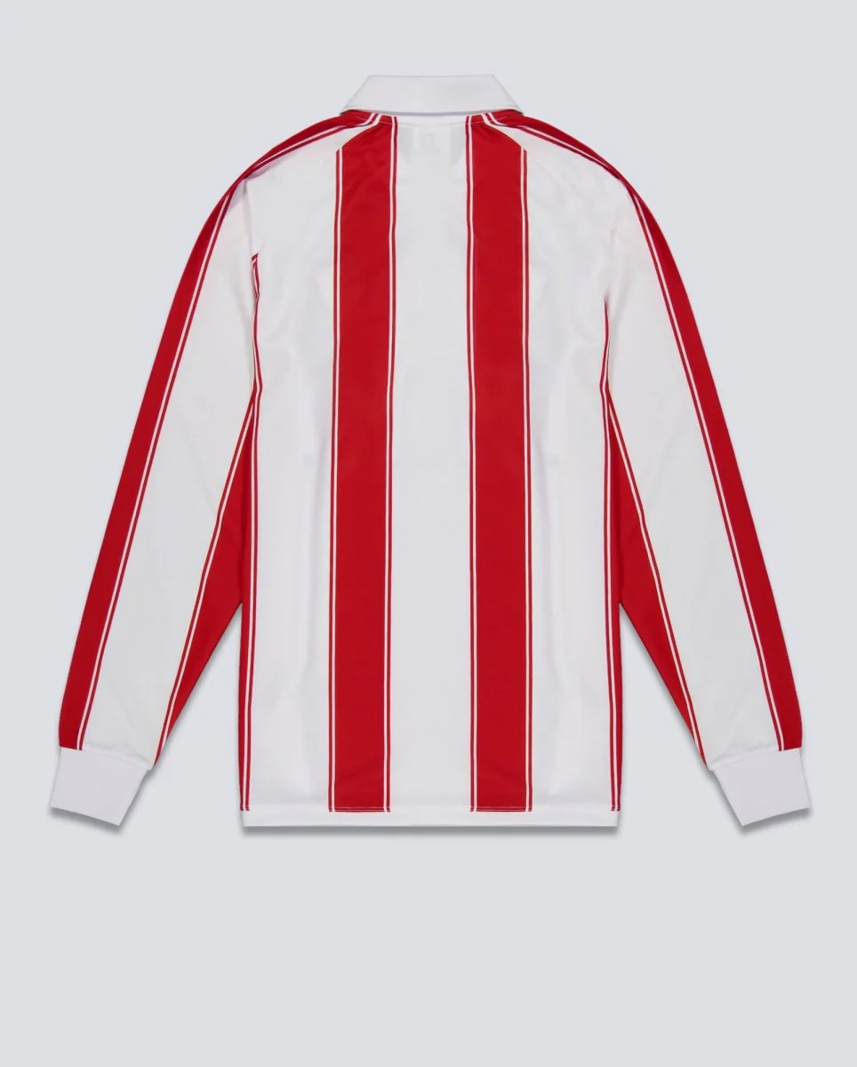 Camiseta Kappa Oden Blanco Rojo Unisex - Image 3