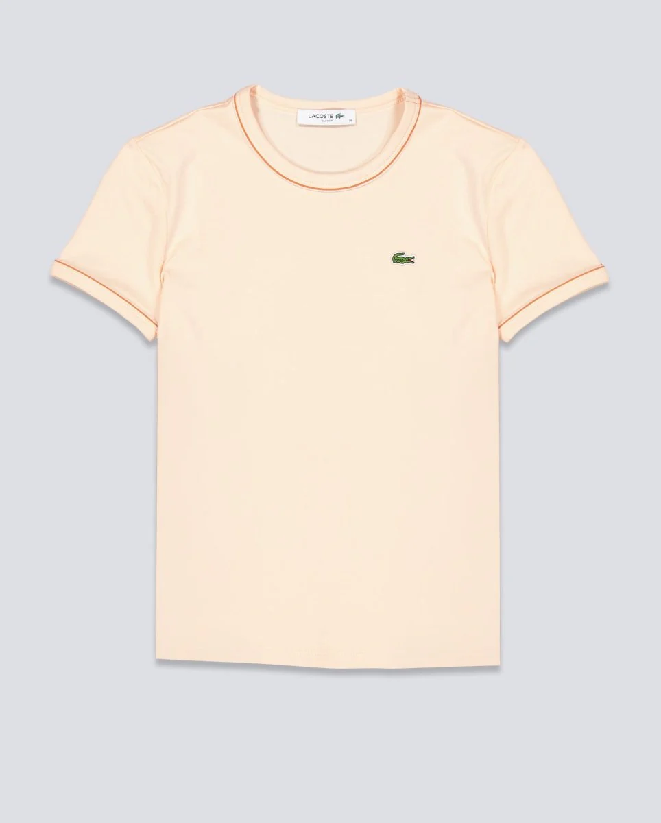 Camiseta Lacoste Rosa Mujer