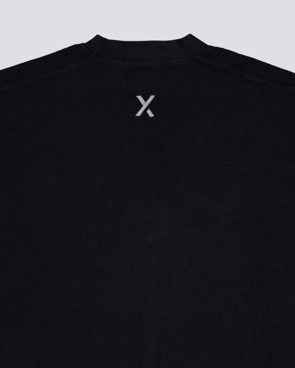 Camiseta Manga Larga Yuxus Vanguard Waffle Gris Unisex - Image 6