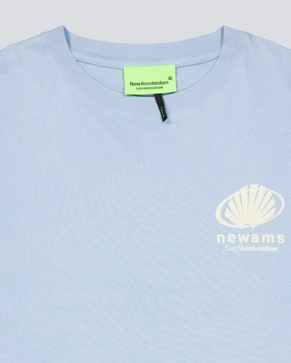Camiseta New Amsterdam Surf Association Corporate Logo Azul Unisex - Image 6