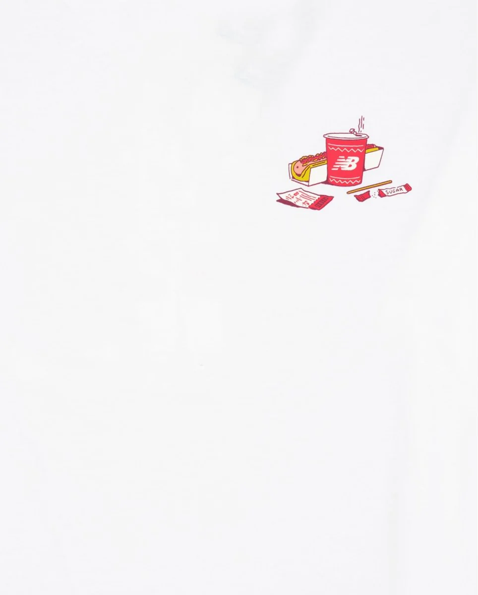 Camiseta New Balance Spectator Blanca Hombre - Image 2