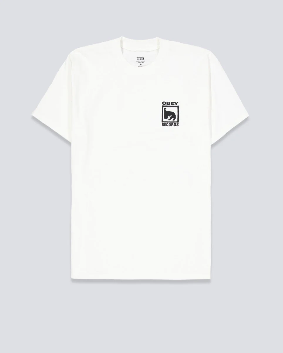 Camiseta Obey Come Lose Your Hearing Blanco Hombre