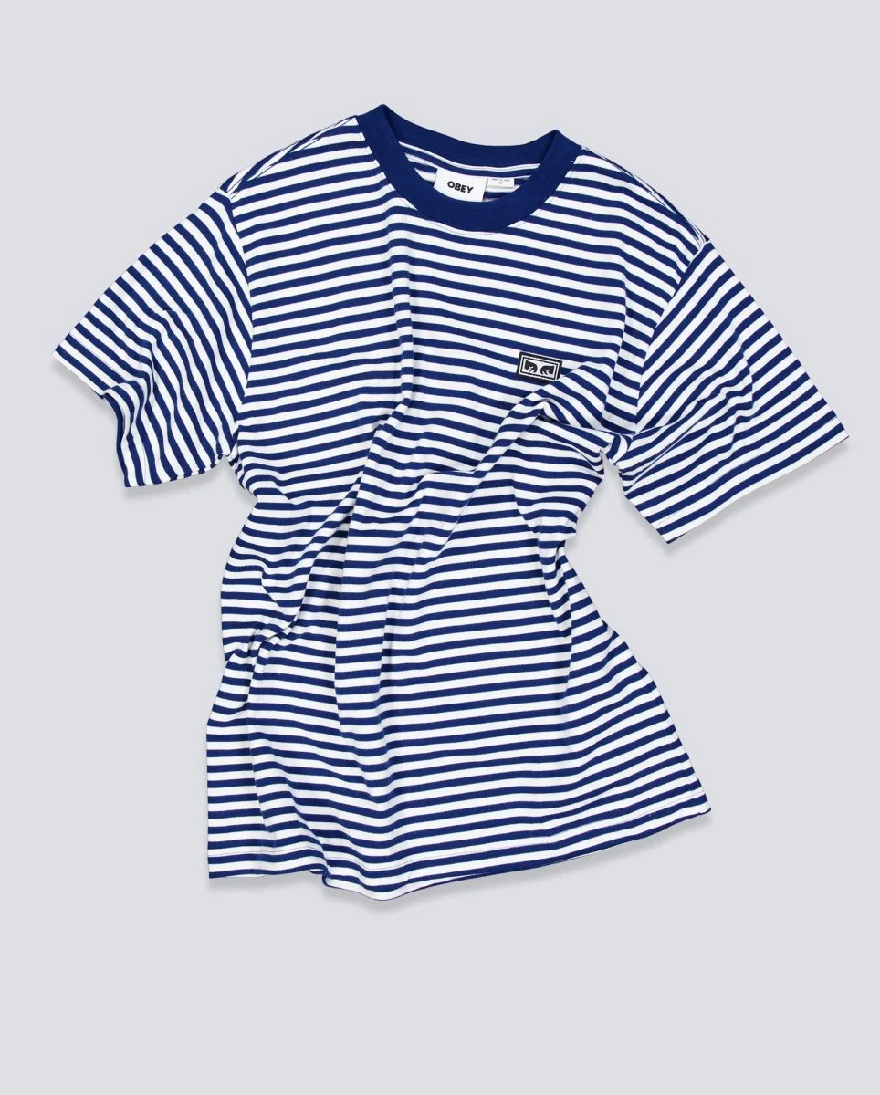 Camiseta Obey Established Works Eyes Azul Unisex - Image 2