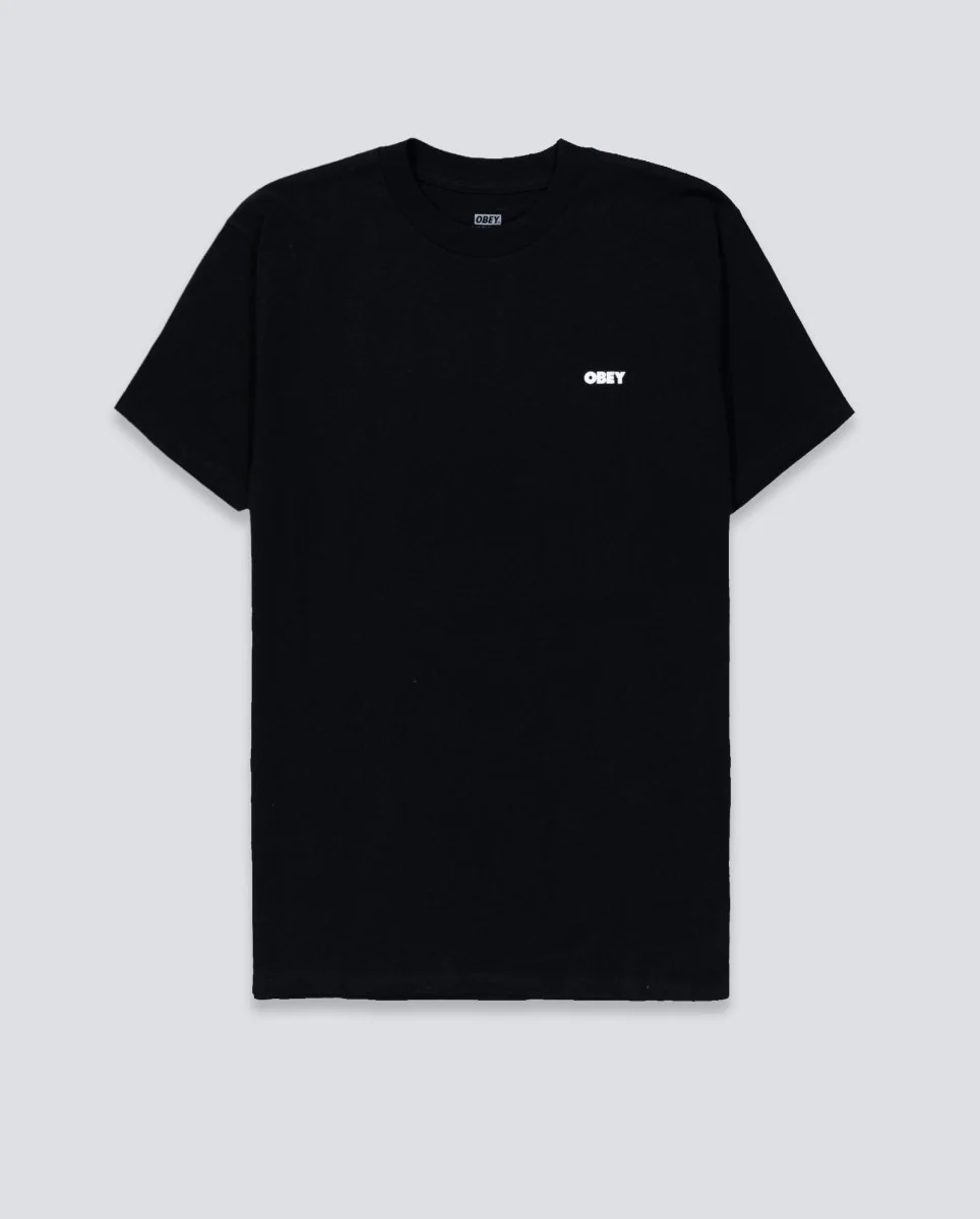 Camiseta Obey I Will Obey Negro Unisex