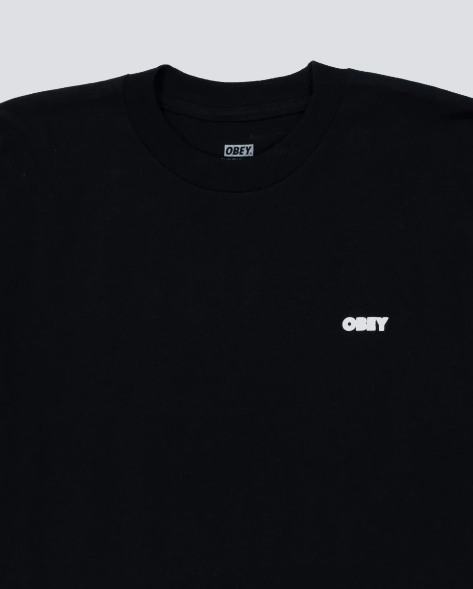 Camiseta Obey I Will Obey Negro Unisex - Image 4