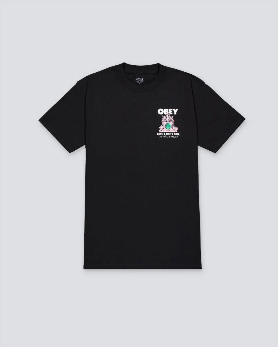 Camiseta Obey Love & Unity Now Negro Hombre