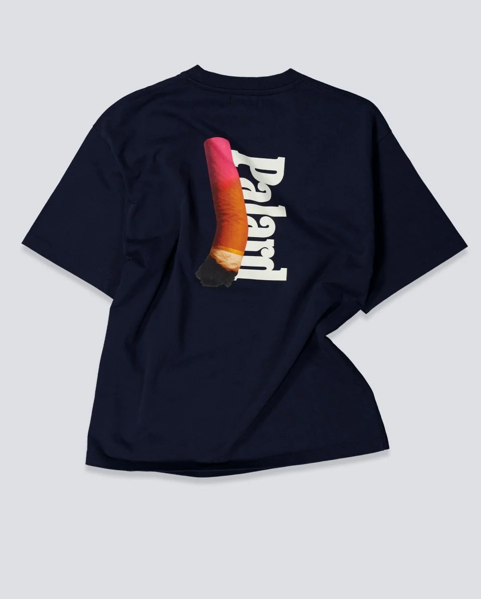 Camiseta Palard Cigarette Lipstick Azul Oscuro Hombre - Image 2