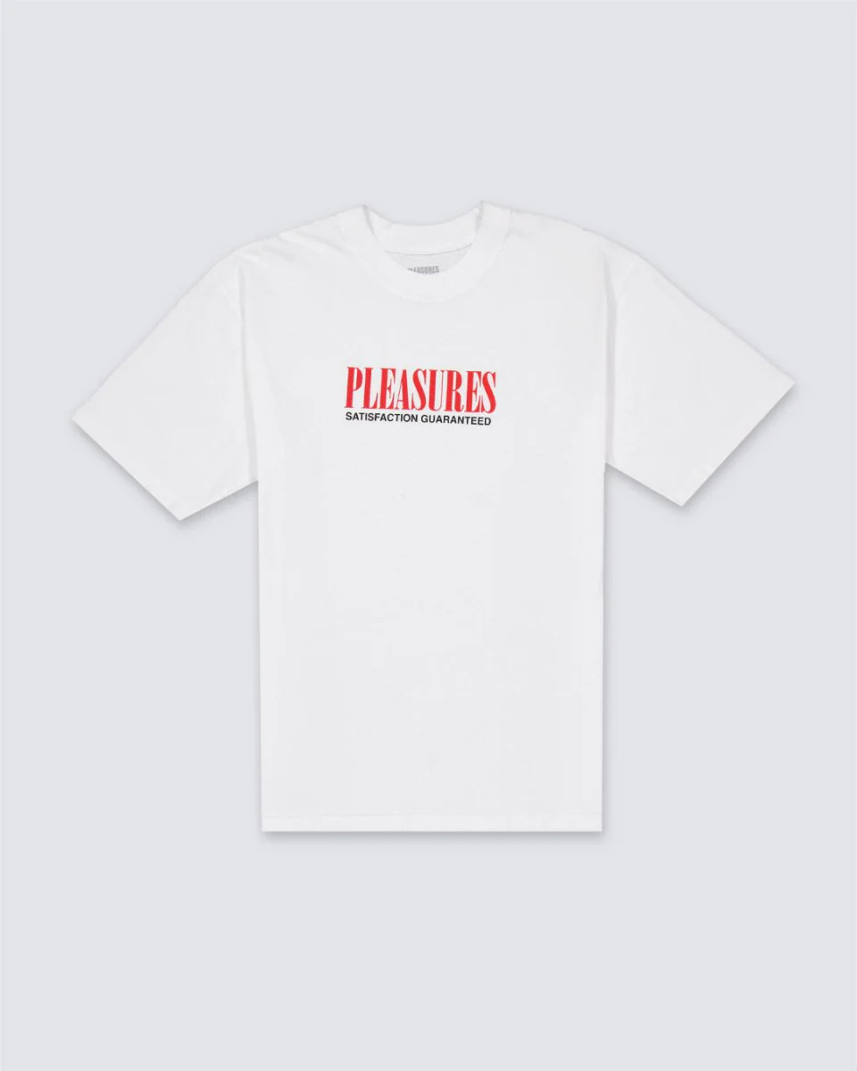Camiseta Pleasures Satisfaction Blanco Hombre