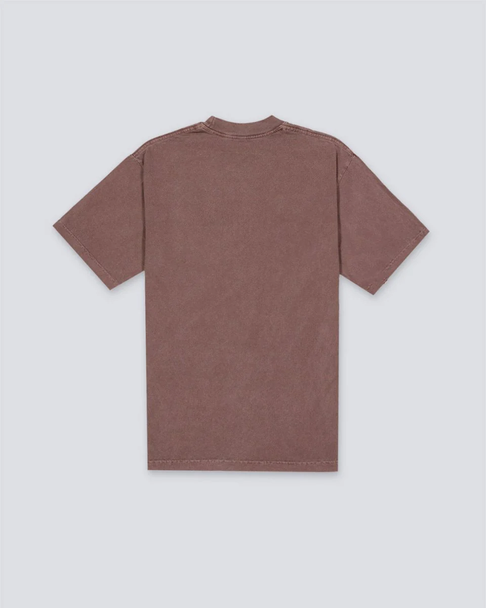 Camiseta Pleasures Satisfaction Marrón Hombre - Image 2