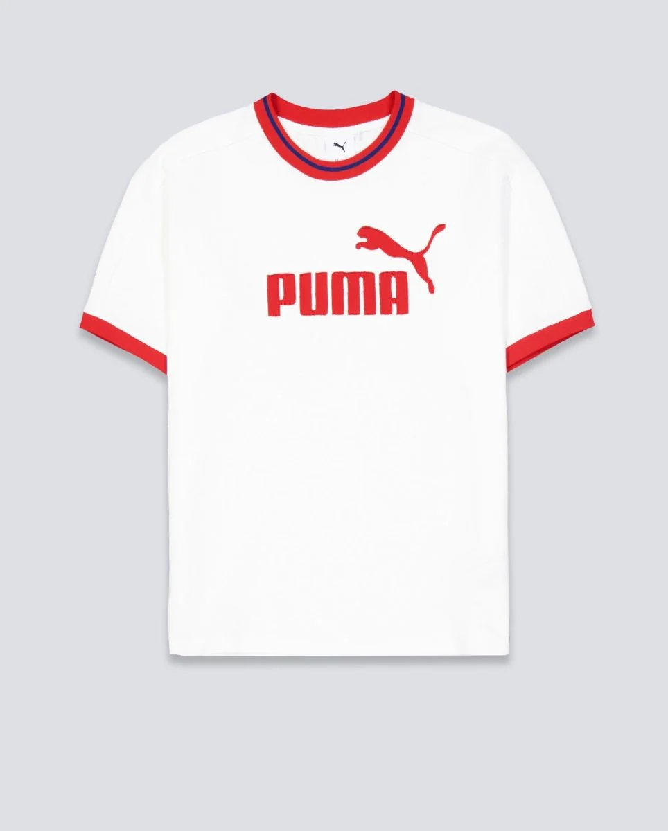 Camiseta Puma T7 Ringer Blanco Hombre - Image 3