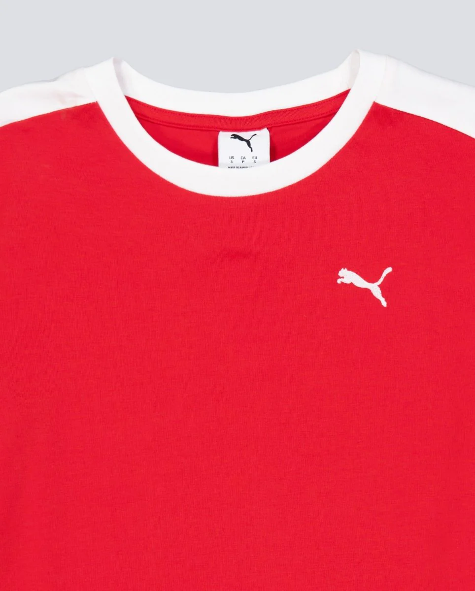 Camiseta Puma T7 Slim Rojo Mujer - Image 5