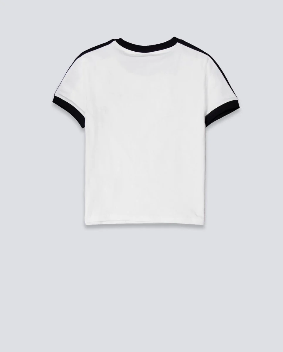 Camiseta Puma T7 Slim Tee Blanco Mujer - Image 5
