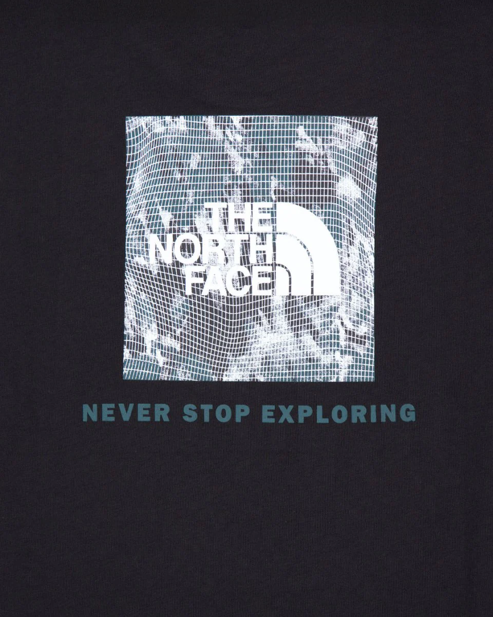 Camiseta The North Face Box Nse Tailgrid Infill Negro Hombre - Image 3