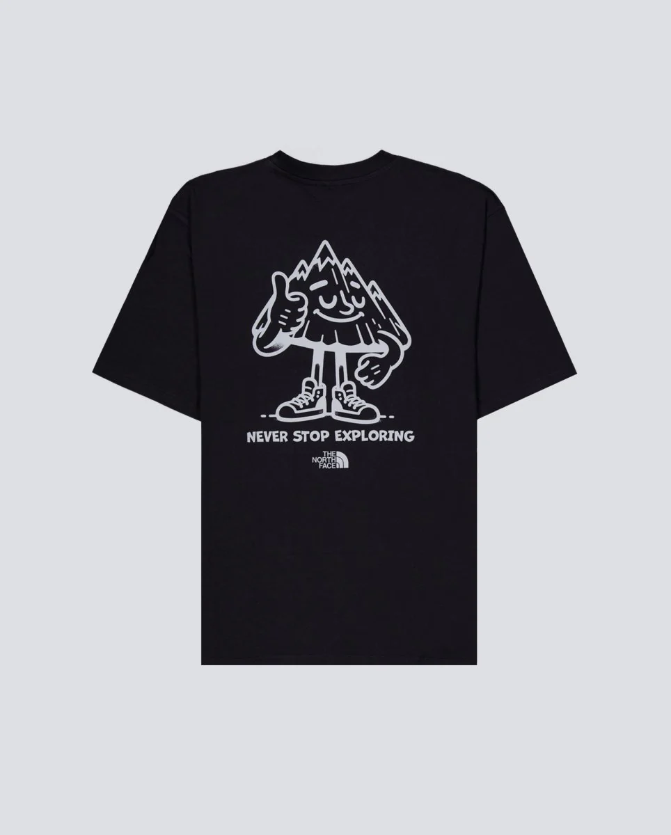 Camiseta The North Face U Mountain Fun Oversized Negro Hombre - Image 3
