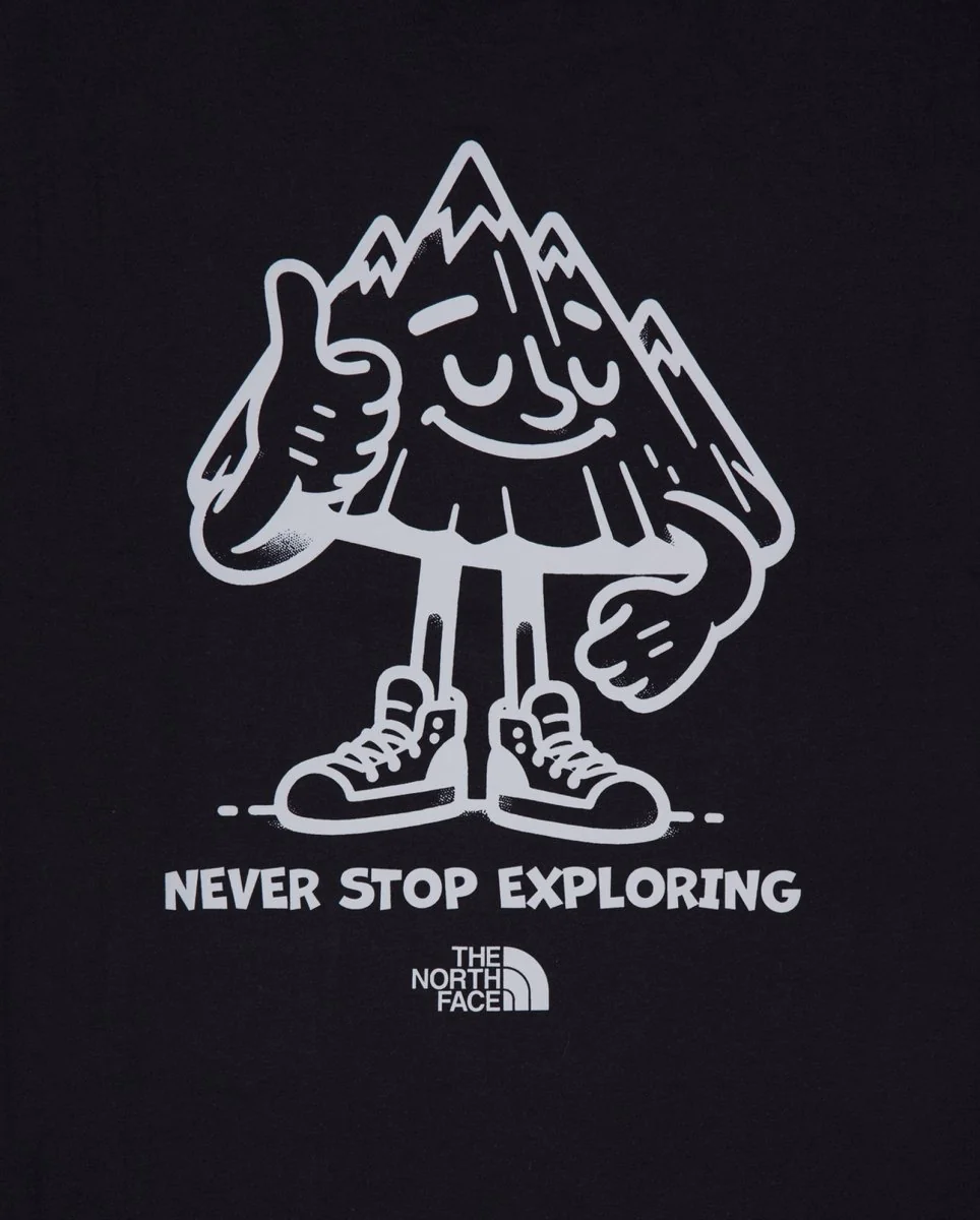 Camiseta The North Face U Mountain Fun Oversized Negro Hombre - Image 4