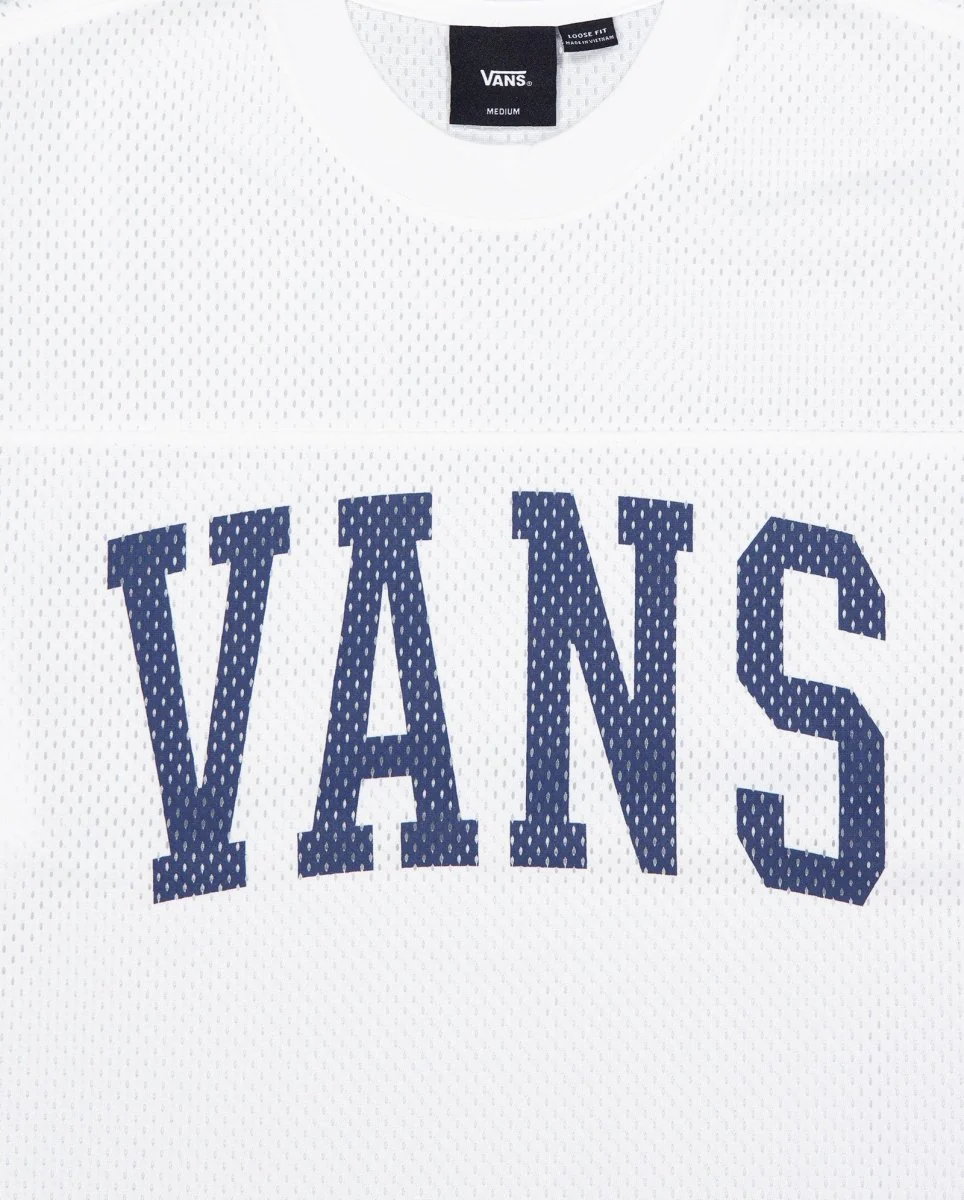 Camiseta Vans Arched Football Blanca Unisex - Image 4