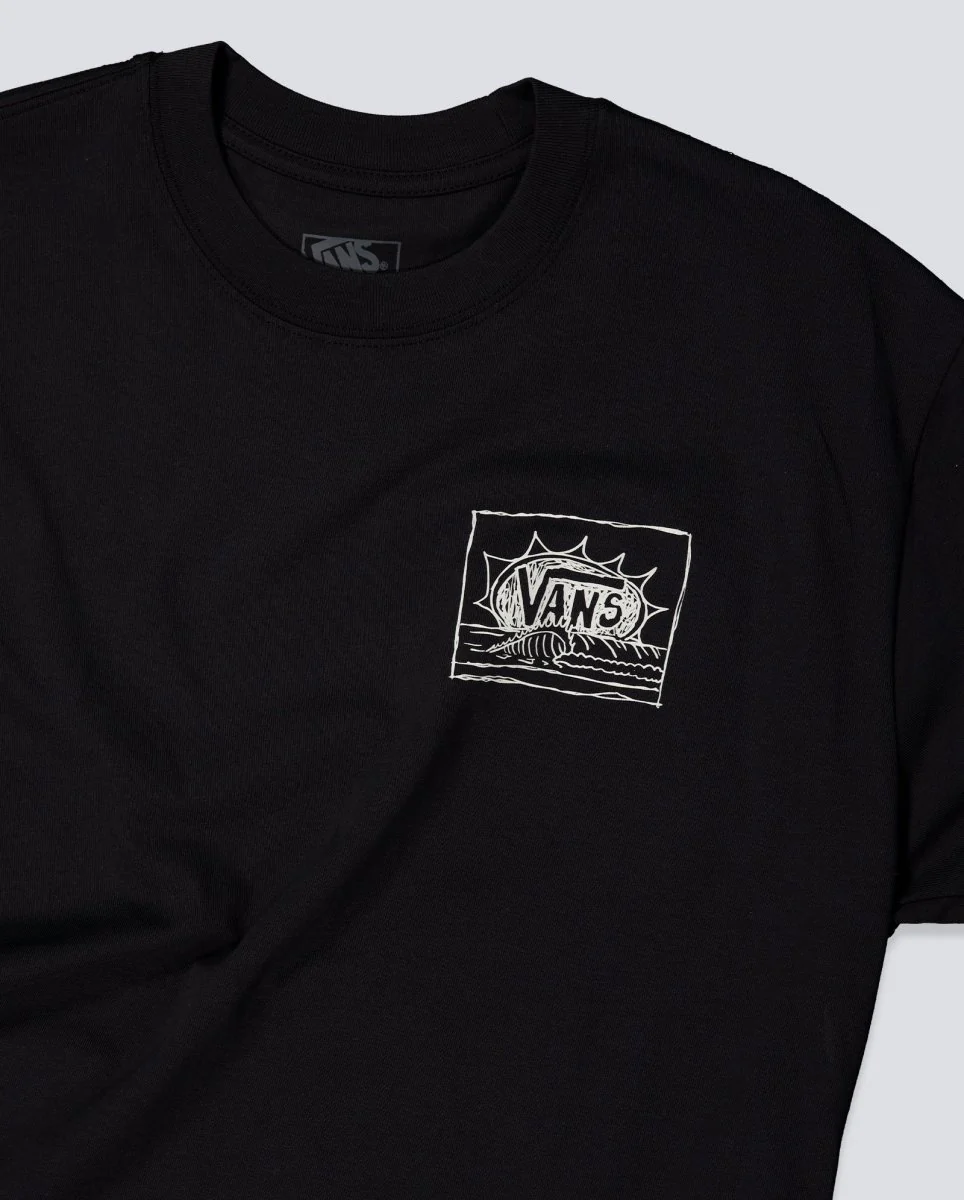 Camiseta Vans Bright Day Negro Unisex - Image 3