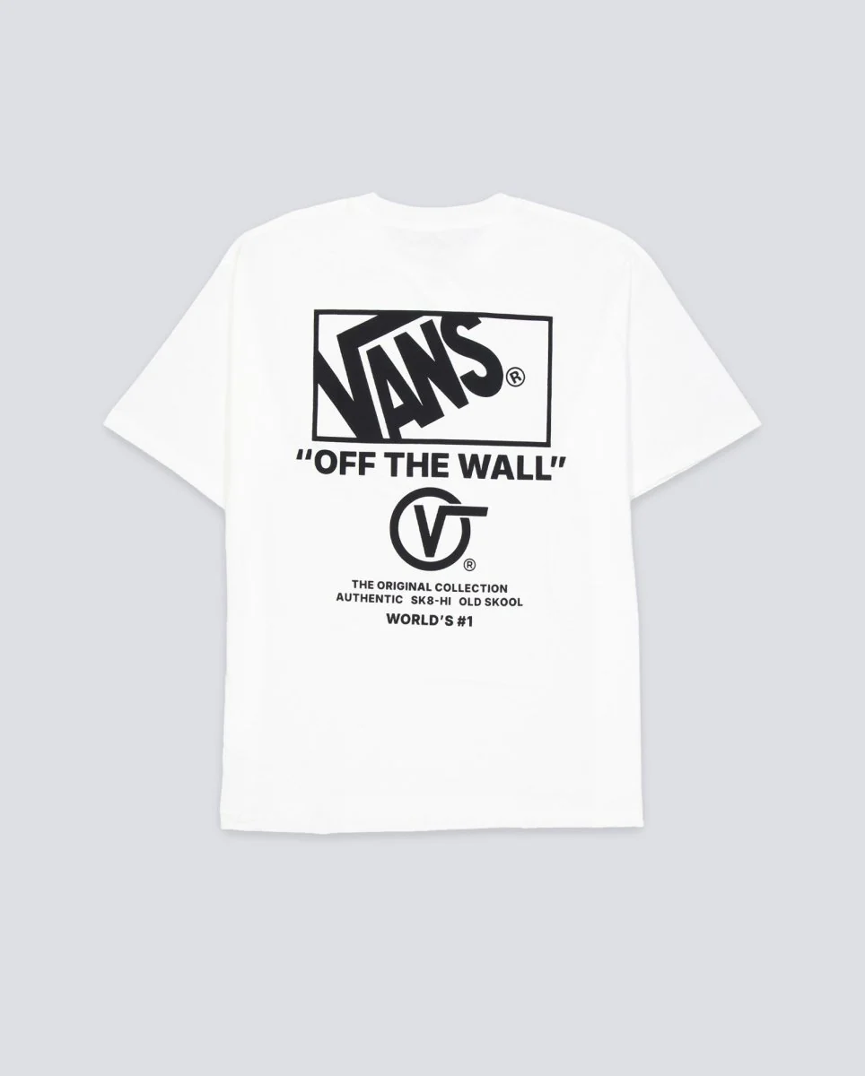 Camiseta Vans Stockpile Blanco Unisex - Image 3