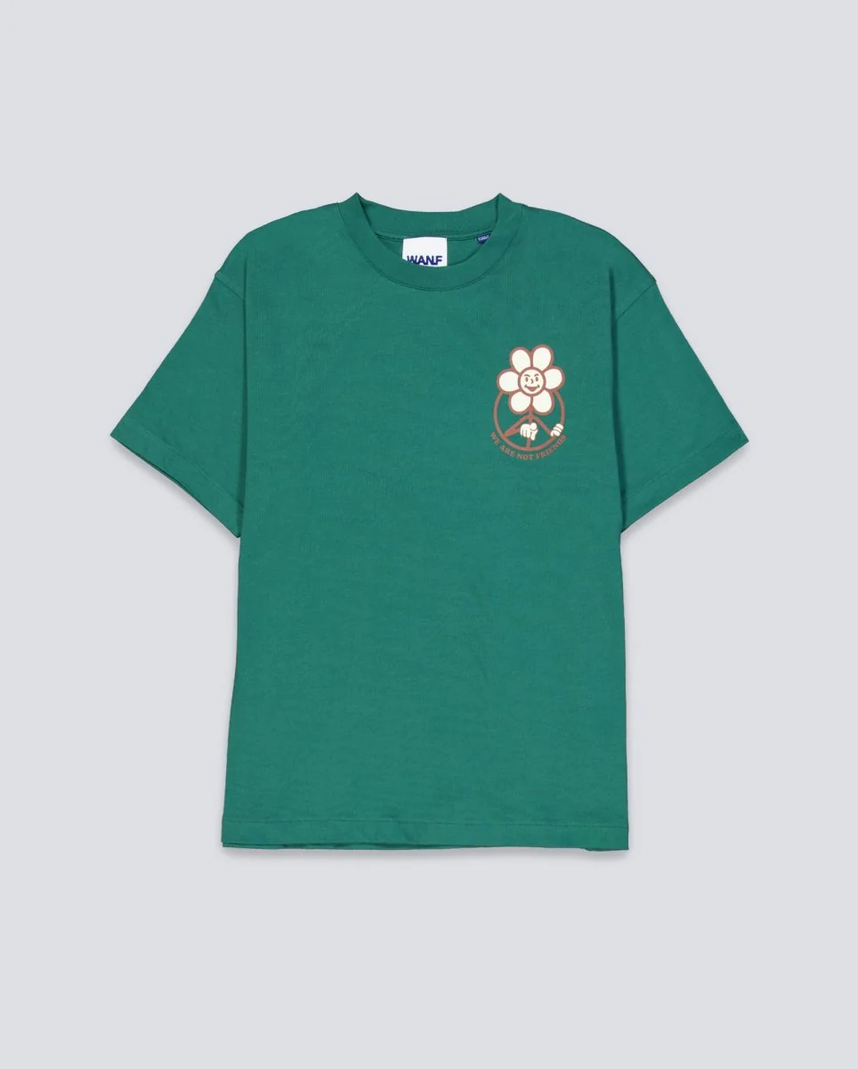Camiseta We Are Not Friends Daisy Greenland Verde Unisex
