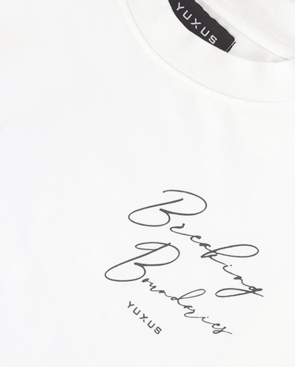 Camiseta Yuxus Hammer Azure Blanco Unisex - Image 3