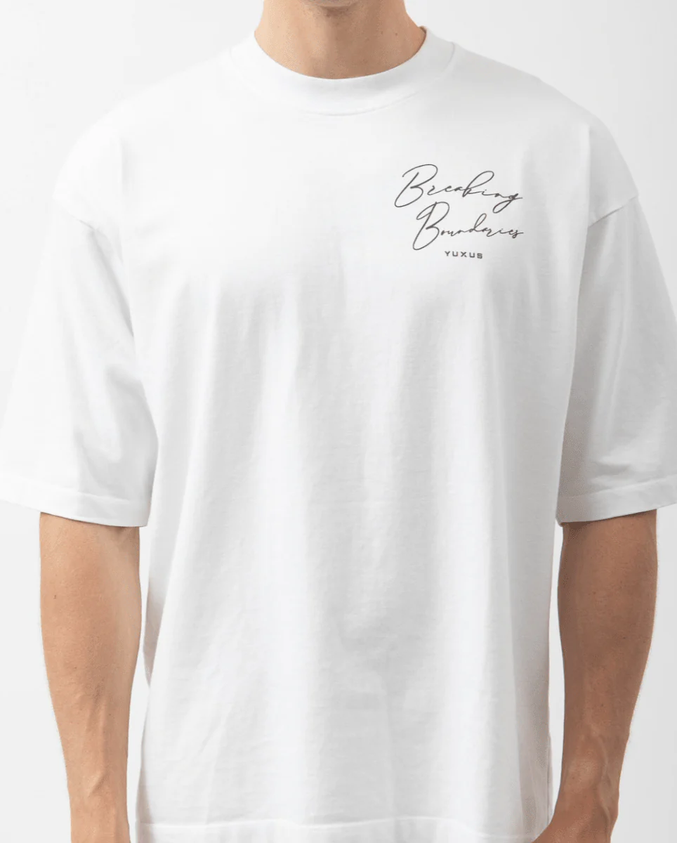 Camiseta Yuxus Hammer Azure Blanco Unisex - Image 5