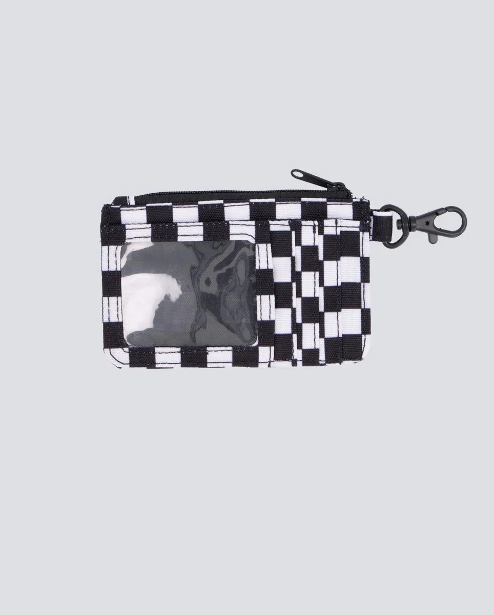 Cartera Vans Off The Wall Checkerboard Negro Y Blanco Unisex - Image 3