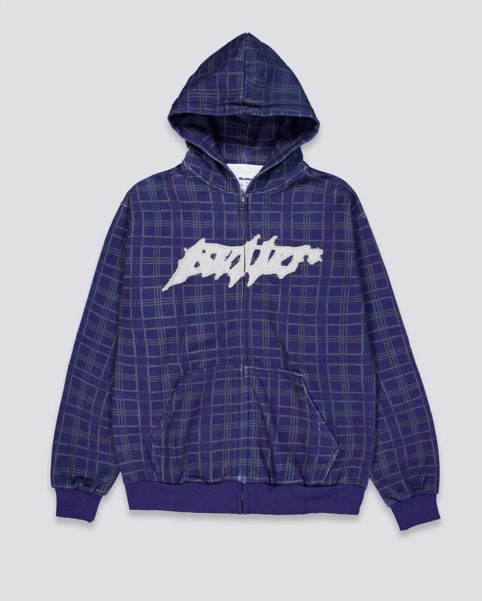 Chaqueta Butter Goods Amplify Zip-Thru Gris Unisex