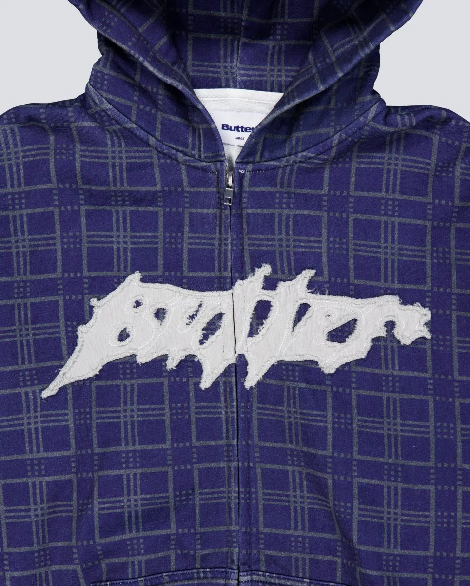 Chaqueta Butter Goods Amplify Zip-Thru Gris Unisex - Image 4