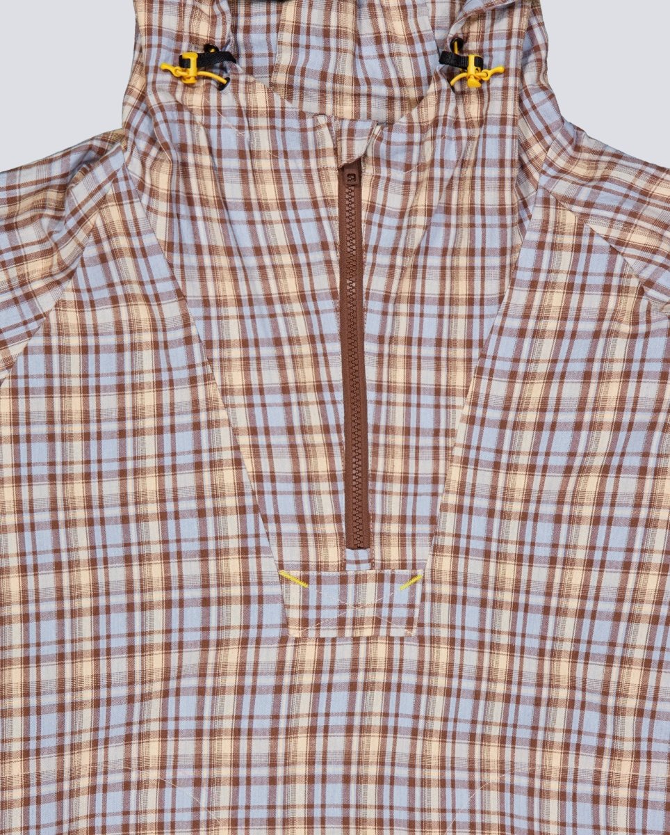 Chaqueta Butter Goods Plaid Equipment Beige Unisex - Image 5