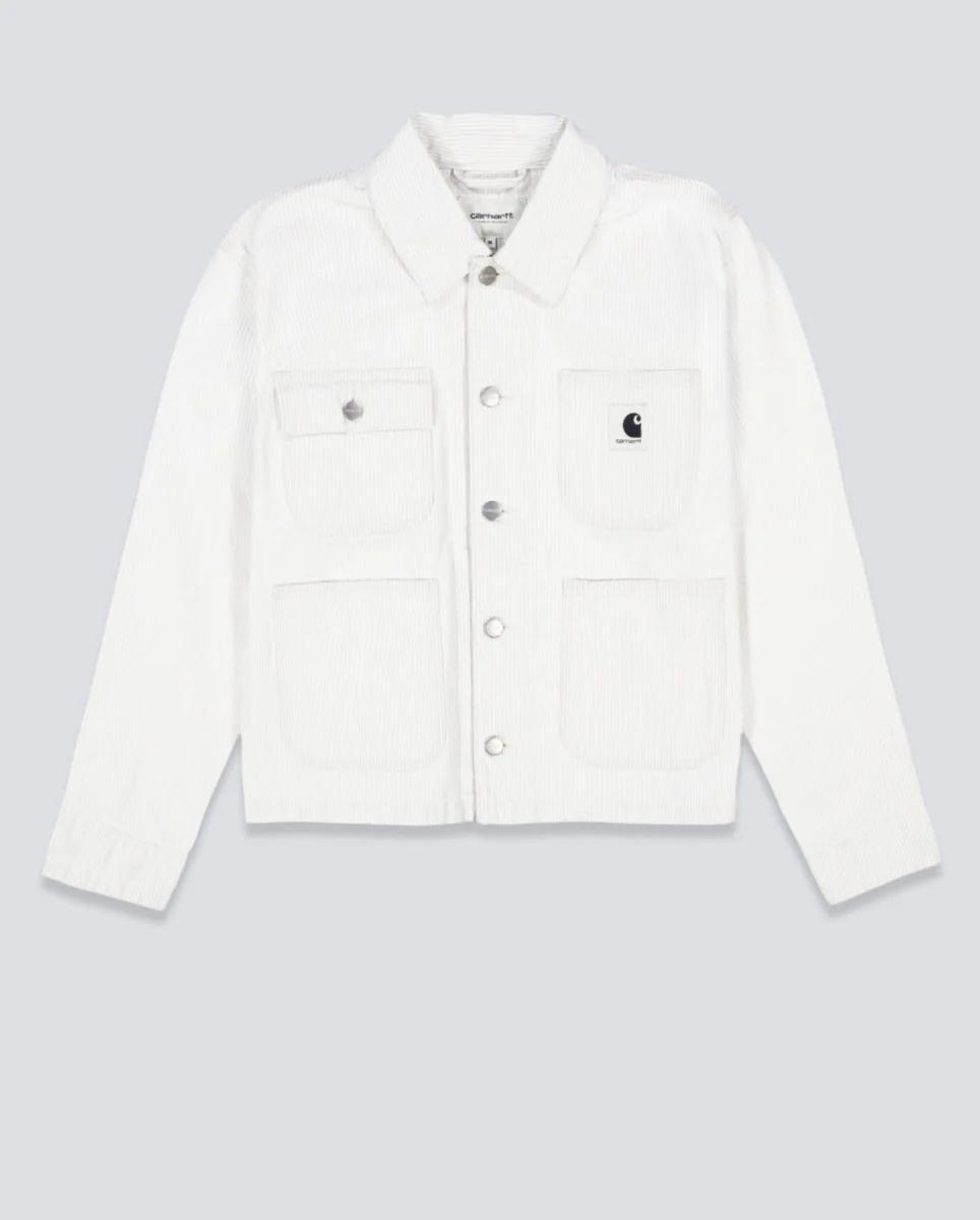 Chaqueta Carhartt WIP Mercer Chore Rayas Blanco Unisex