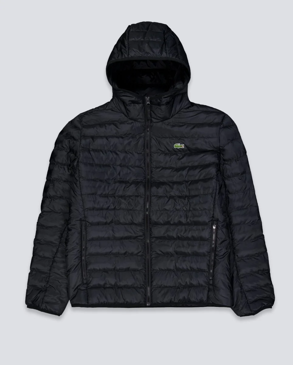 Chaqueta De Plumas Lacoste Blouson Negro Hombre