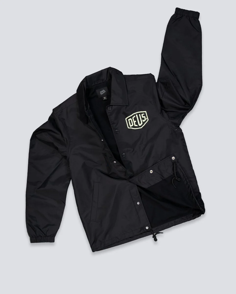 Chaqueta Deus Biarritz Coach Negra Unisex - Image 2