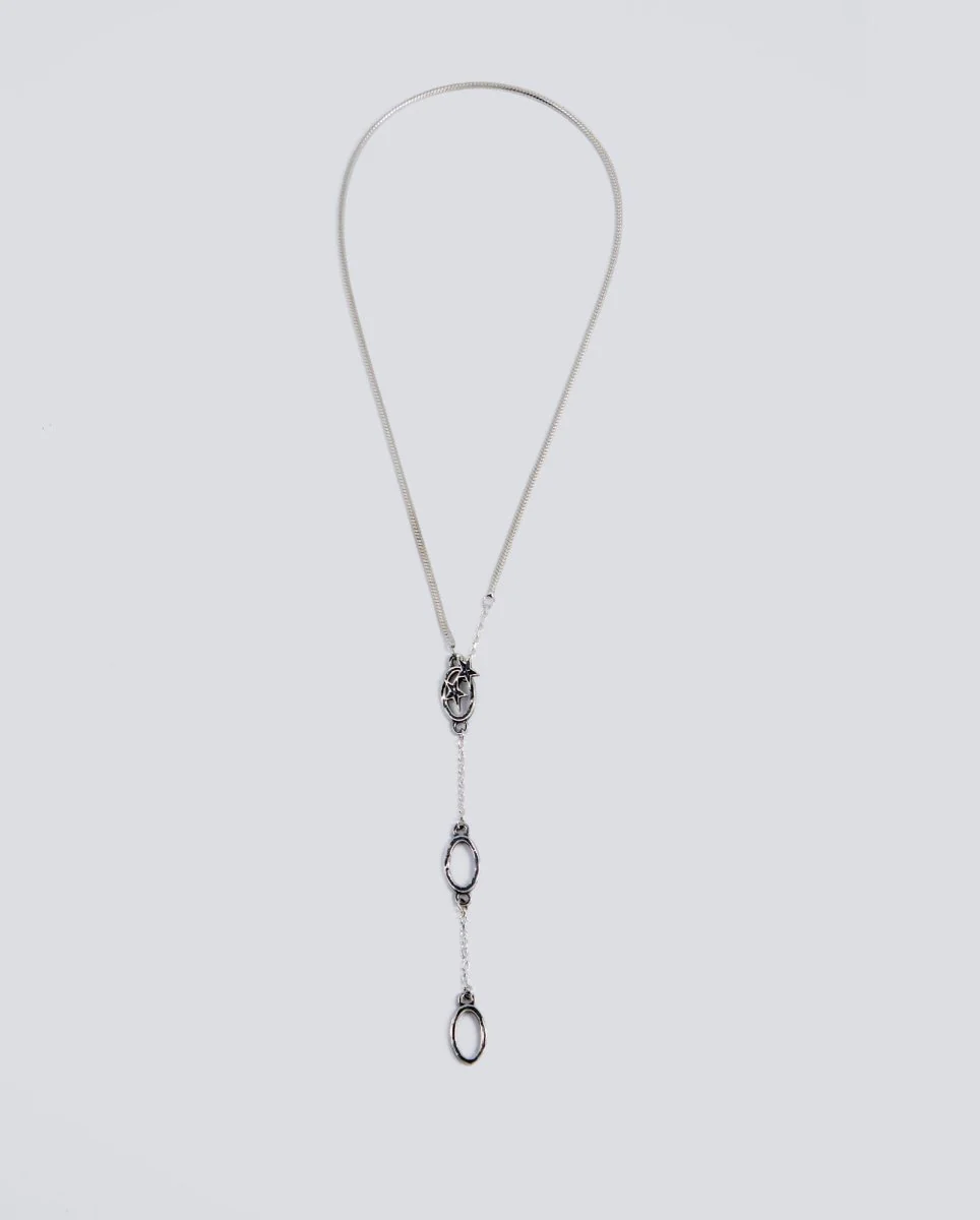 Collar Twojeys Icon Clasp Necklace Plateado Unisex