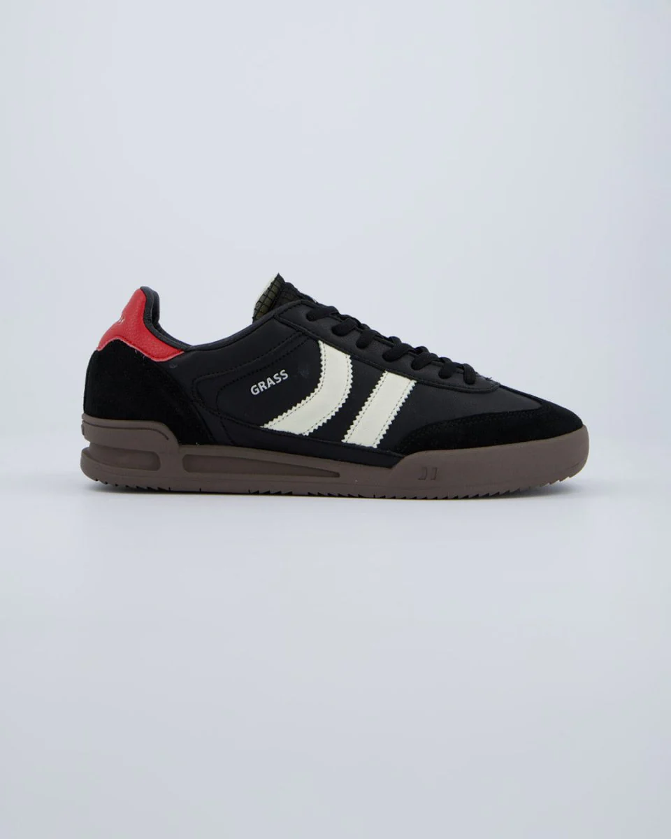 Coolway Grass Black Leather Mujer