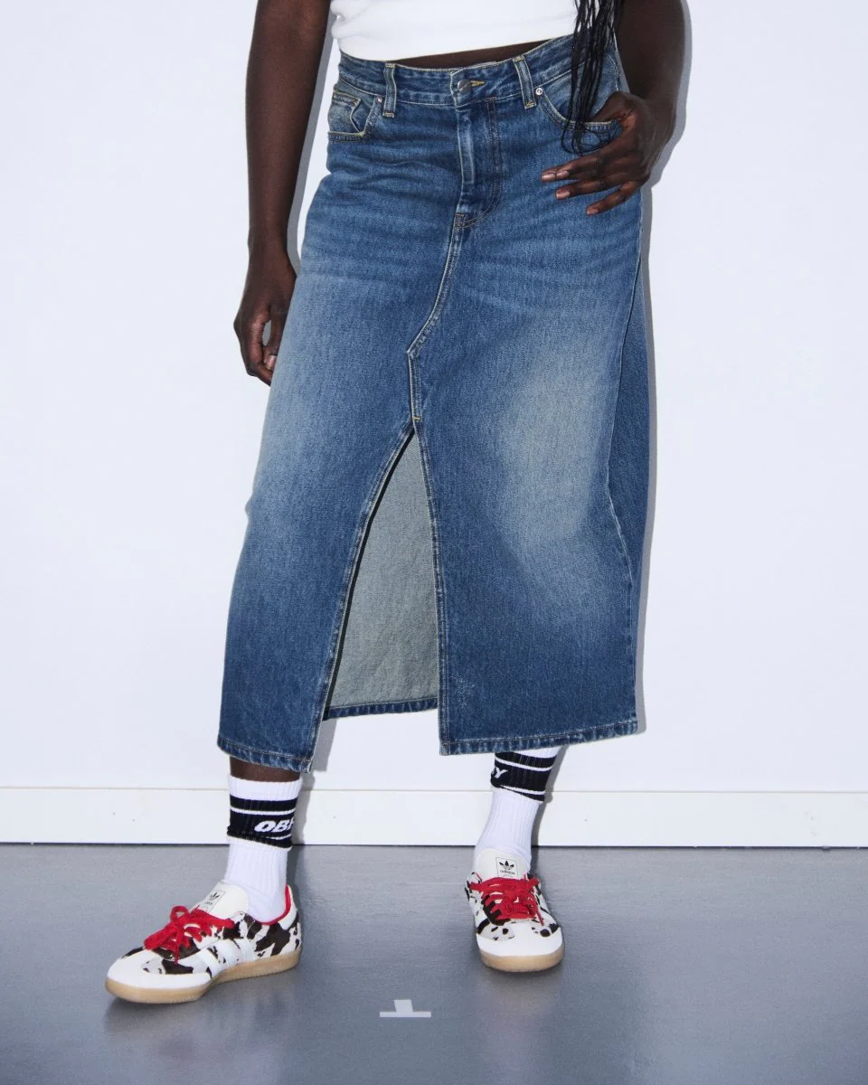 Falda Carhartt Wip Brandon Azul Mujer - Image 2