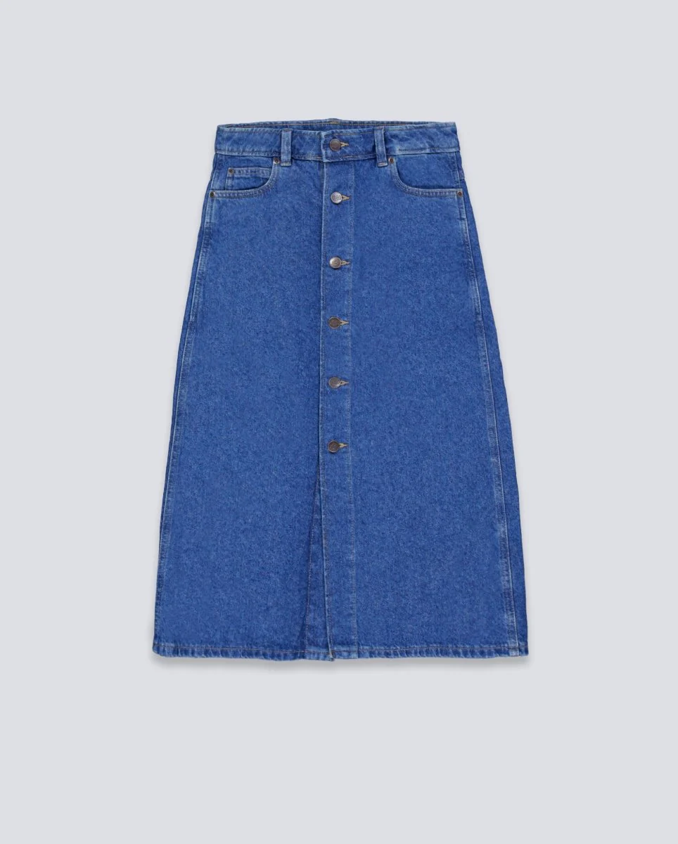Falda Dickies Denim Azul Mujer