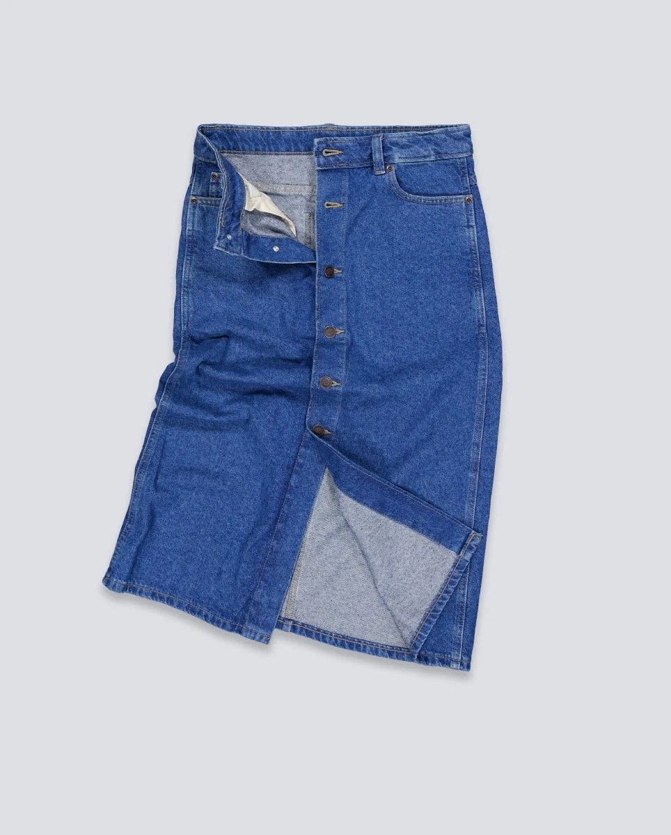 Falda Dickies Denim Azul Mujer - Image 2