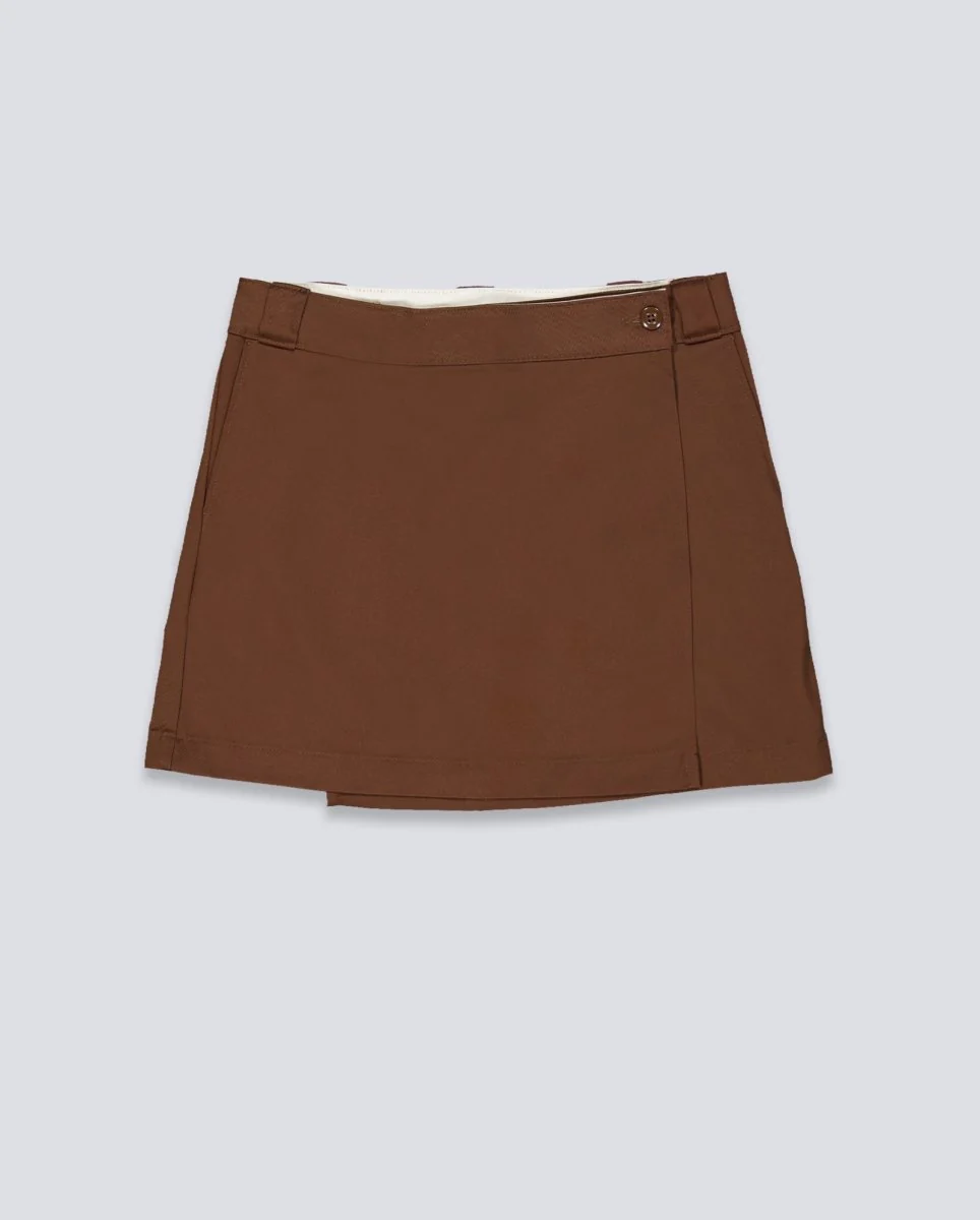 Falda Dickies Union Wrap Marrón Mujer