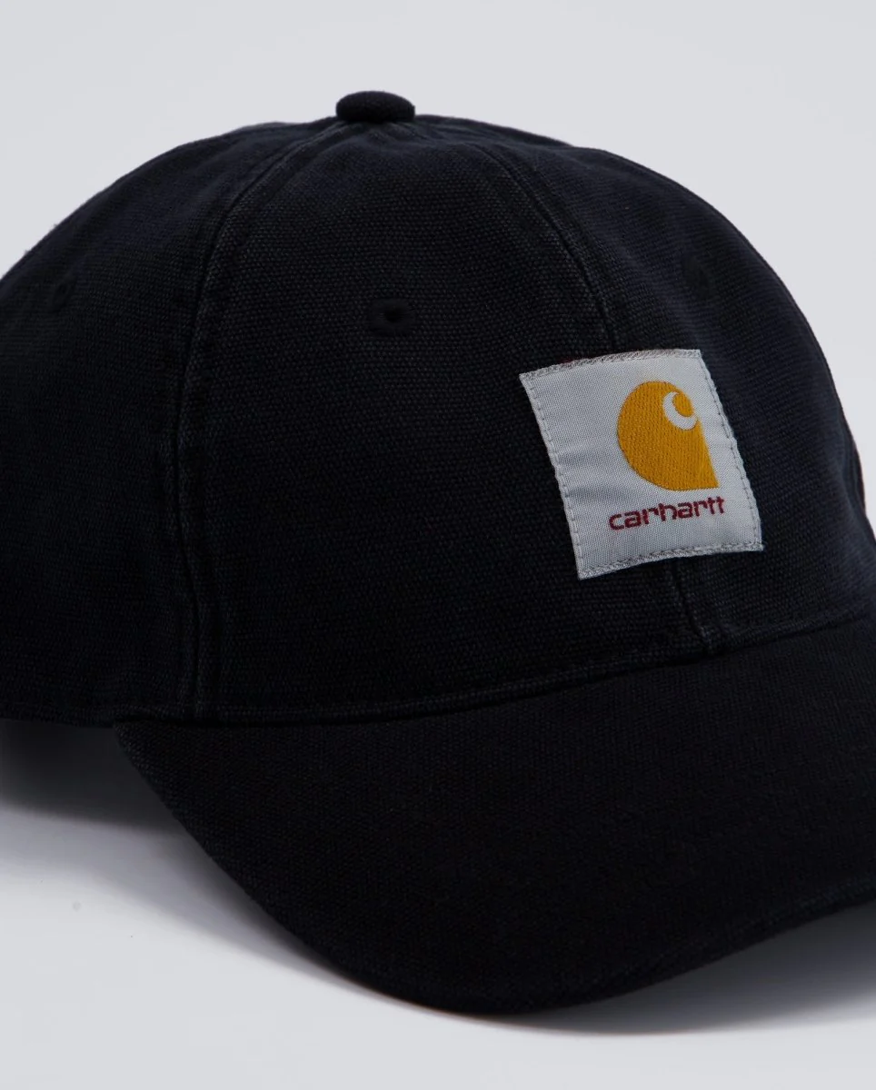 Gorra Carhartt WIP Canvas Cap Cozy Negro Unisex - Image 2