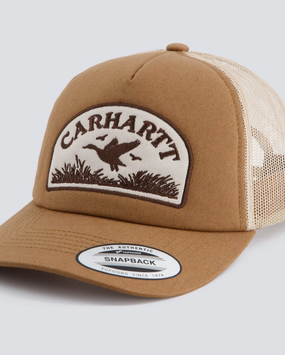Gorra Carhartt Wip Take Off Trucker Marrón Unisex - Image 2