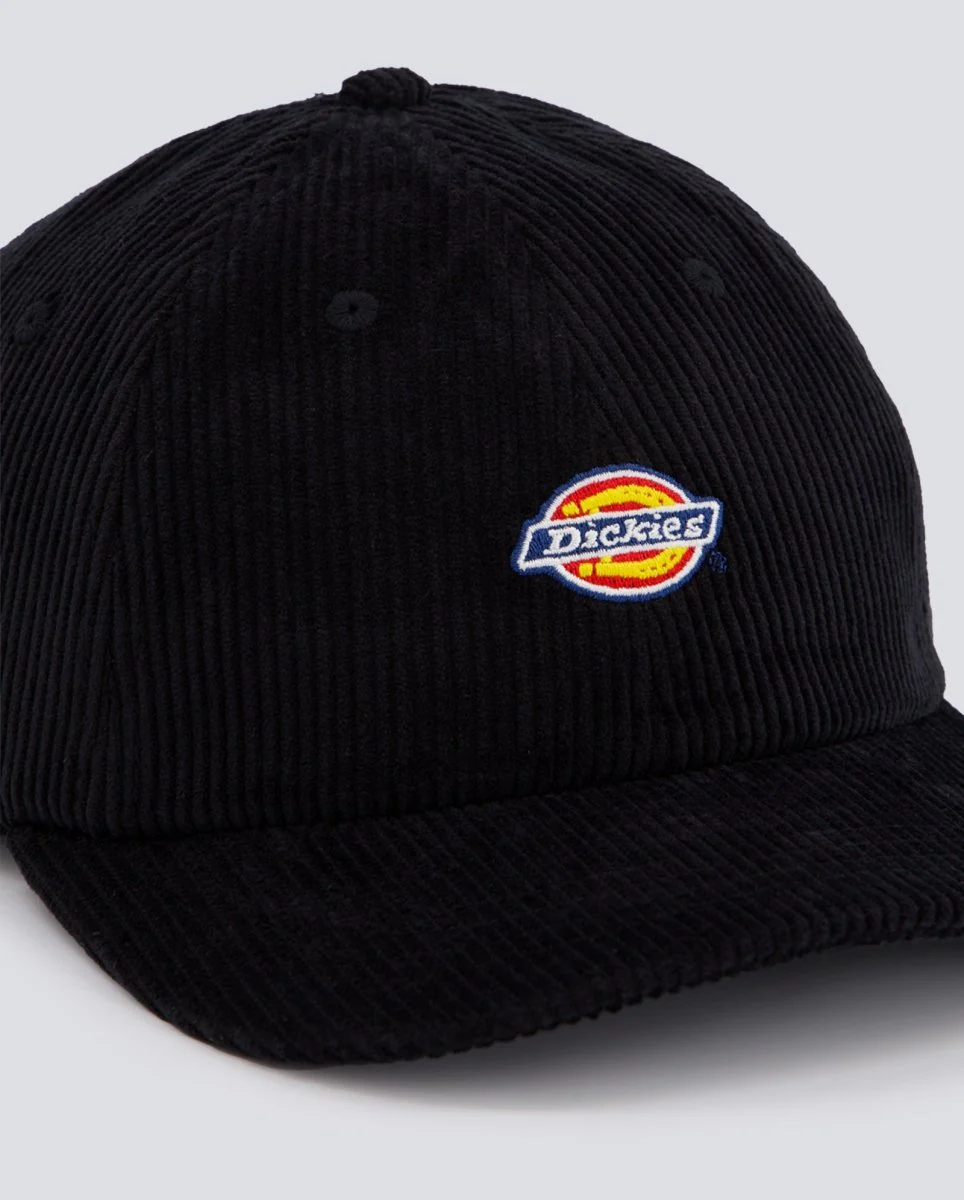 Gorra Dickies Hardwick Cord Negro Unisex - Image 2