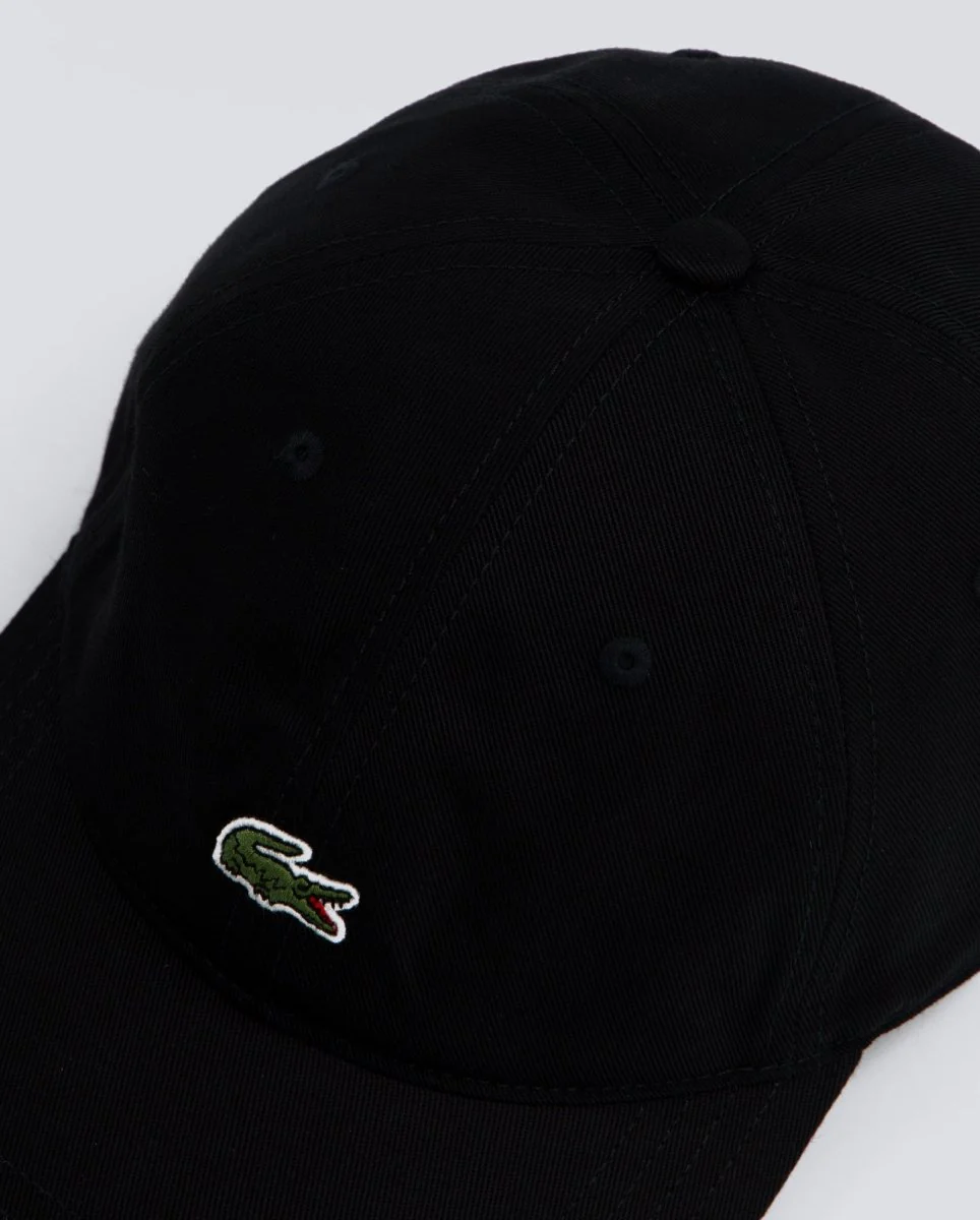 Gorra Lacoste Monochrome Cotton Twill Beige Unisex - Image 4