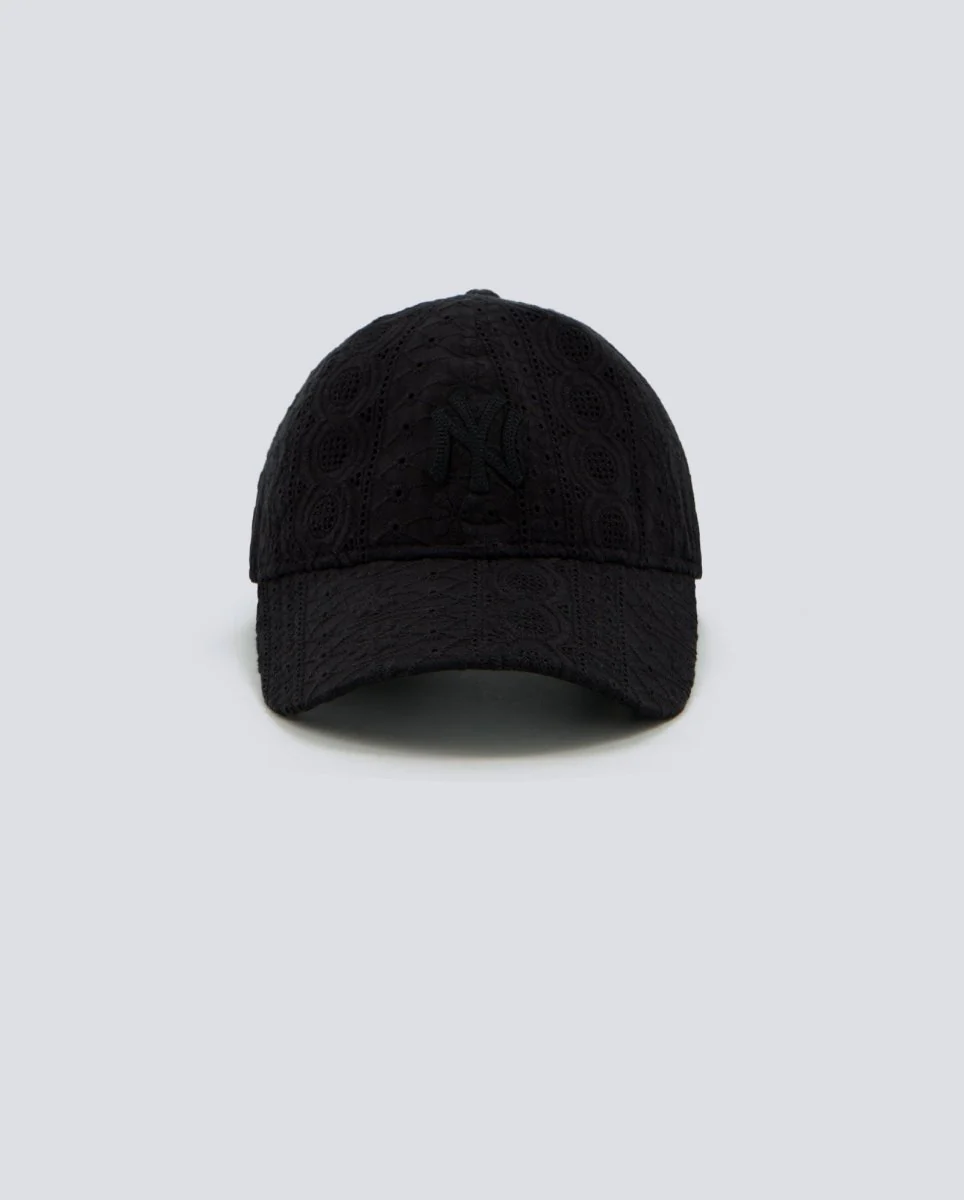 Gorra New Era Broderie 9TWENTY Negro Mujer