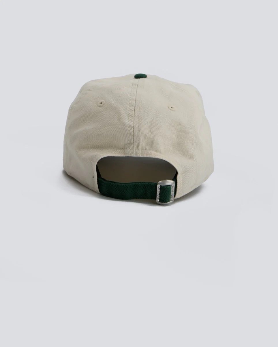 Gorra New Era Washed Graphic 19Twenty Beige y Verde Unisex - Image 4